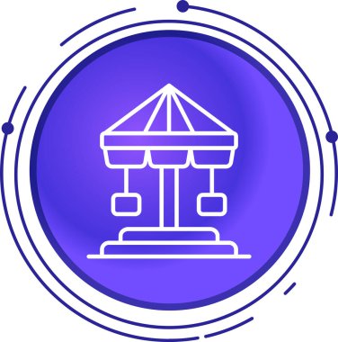 Modern yapı simgesinin vektör illüstrasyonu