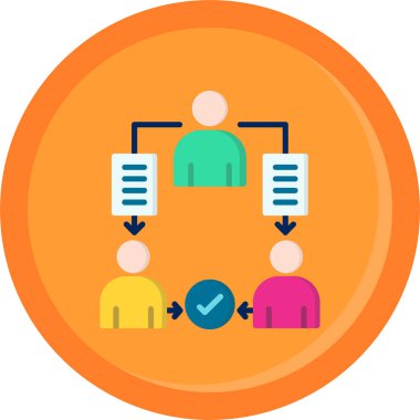 İnsan simgesinin vektör illüstrasyonu