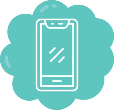 - Telefon. Web simgesi basit illüstrasyon