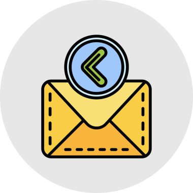 E- posta simgesi vektör illüstrasyonu