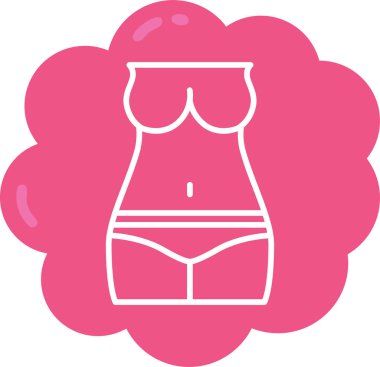 Mayolu ikonun vektör illüstrasyonu