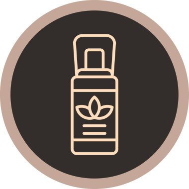 Güzellik ve moda simgelerinin vektör çizimi