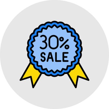 indirimli etiket vektör çizimi