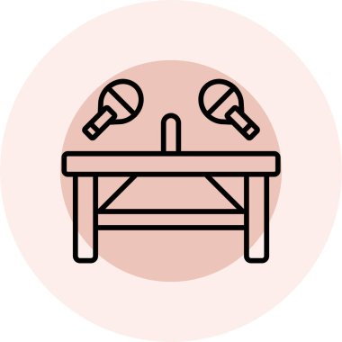 tablo vektör simgesi modern illüstrasyon