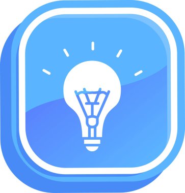 ampul simgesi, vektör illüstrasyon tasarımı