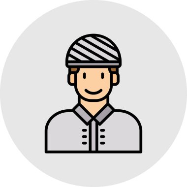 man simgesi vektör illüstrasyonu