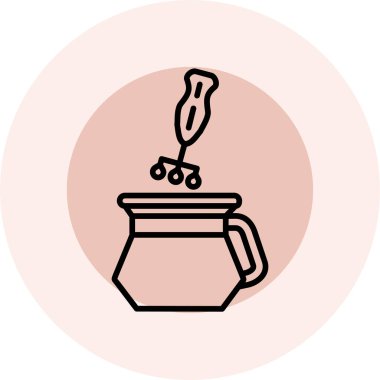 Vektör illüstrasyonu, simge ögesi arkaplanı