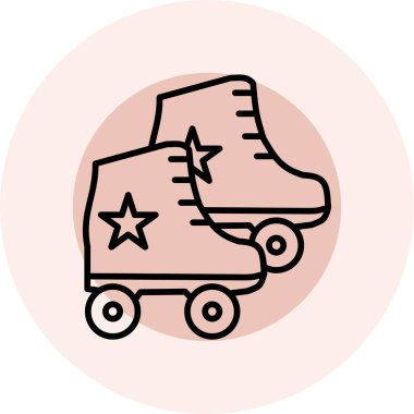 Modern simgenin vektör illüstrasyonu