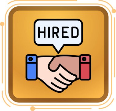 Bir görev simgesinin vektör illüstrasyonu