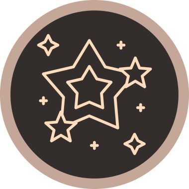 vektör yıldız düz simgesi