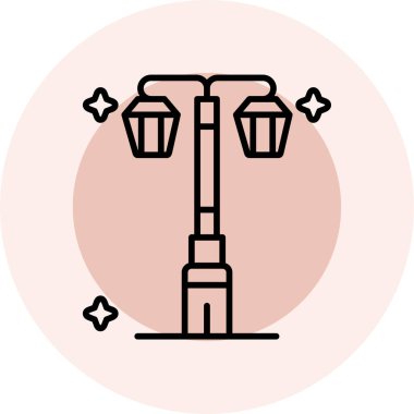 Çizgi Davul çubukları simgesi beyaz arkaplanda izole edildi. Müzik aleti. Renkli taslak konsepti. Vektör İllüstrasyonu.