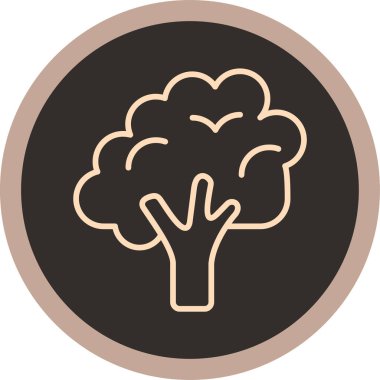 Ağacın vektör simgesi