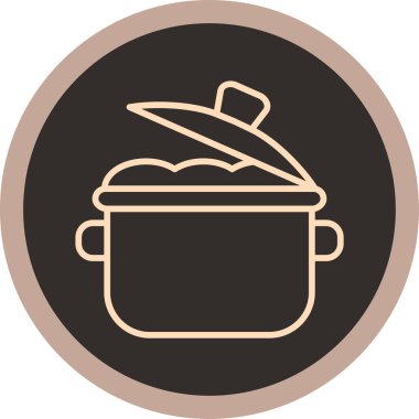 Gıda simgesinin vektör illüstrasyonu