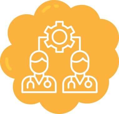 iş simgesi vektör illüstrasyonu