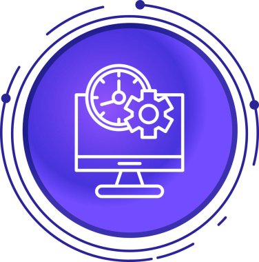 seo modern simgesinin vektör illüstrasyonu