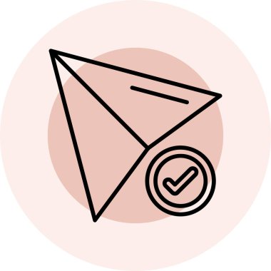 Posta simgesinin vektör illüstrasyonu