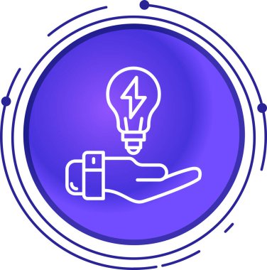 beyaz arkaplanda izole edilmiş çizgi elektrik dolgu hattı simgesi. Elektrik bağlantısı ve bağlantısının kesilmesi kavramı. Renkli taslak konsepti. vektör.