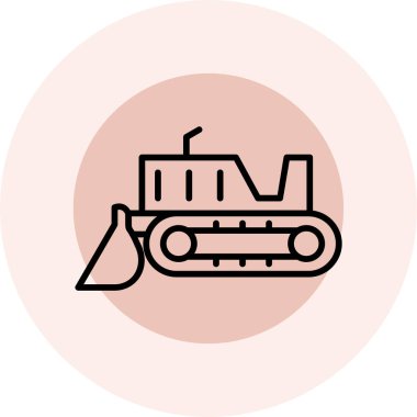 Kazı simgesi, vektör illüstrasyonu