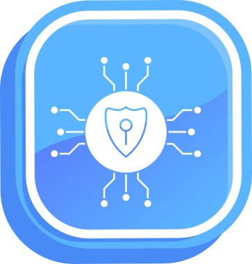 kalkan ikon vektör illüstrasyonu