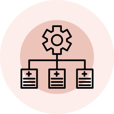 şebeke. Web simgesi basit illüstrasyon