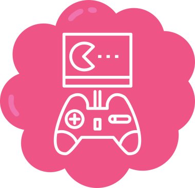 oyun simgesi vektör çizimi