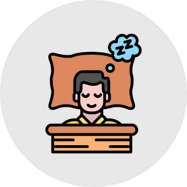 Tek bir simgenin vektör illüstrasyonu