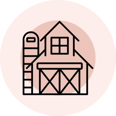 Ev ikonu. vektör illüstrasyonu