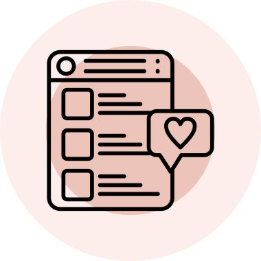 Sohbet simgesi vektör illüstrasyonu