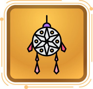 Kaplumbağa çizgi simgesi beyaz arkaplanda izole edildi. Renkli taslak konsepti. Vektör.