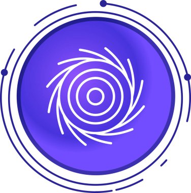 Hedef. Web simgesi basit illüstrasyon