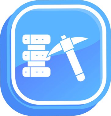 Moda Biçimli Axe Simgesi İzole Arkaplan