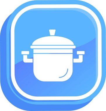 Yiyecek ve yemek ikonunun vektör illüstrasyonu