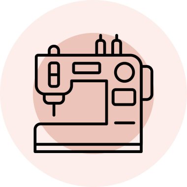 Yazıcı simgesi vektör illüstrasyonu