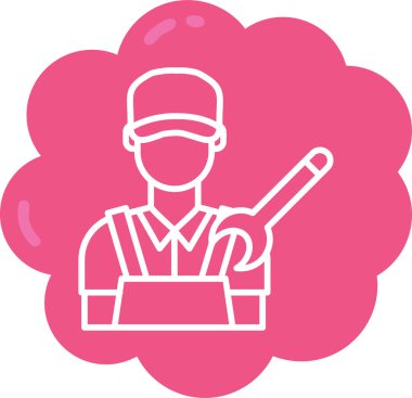 beysbol sopası simgesi, vektör illüstrasyonu