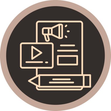 seo modern simgesinin vektör illüstrasyonu