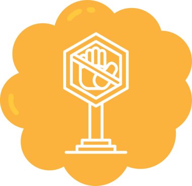 Bir ağaç simgesinin vektör illüstrasyonu