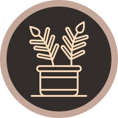 Modern bitkinin vektör illüstrasyonu