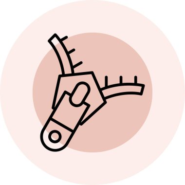 Bir bisiklet simgesinin vektör illüstrasyonu