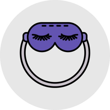 Göz. Web simgesi basit illüstrasyon