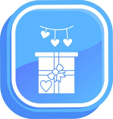 kutu simgesi vektör illüstrasyonu