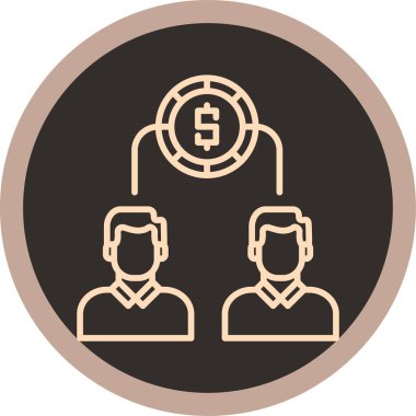 İnsan simgesinin vektör illüstrasyonu