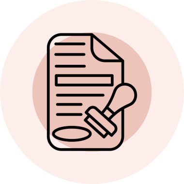 Dosya simgesinin vektör illüstrasyonu