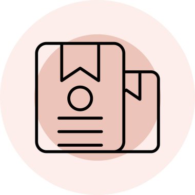 ID kart simgesi vektör illüstrasyonu