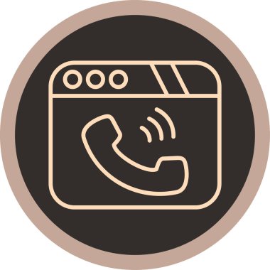 cep telefonu ikonu vektör illüstrasyonu