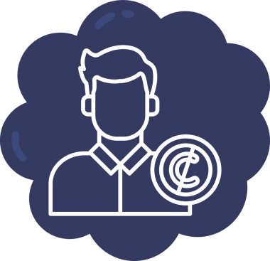 iş konsepti ikon vektör illüstrasyonu