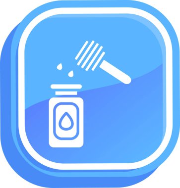 Şişe. Web simgesi basit illüstrasyon