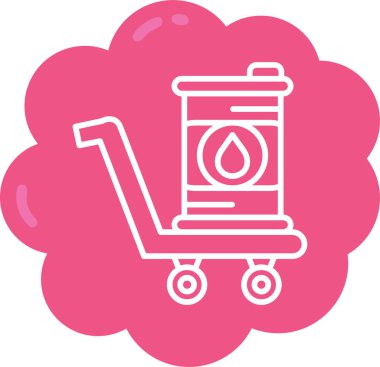 Alışveriş. Web simgesi basit illüstrasyon