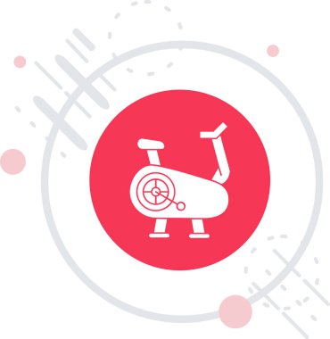 Beyaz arka planda top ikonu olan çizgi golf sopaları. Renkli taslak konsepti. vektör.