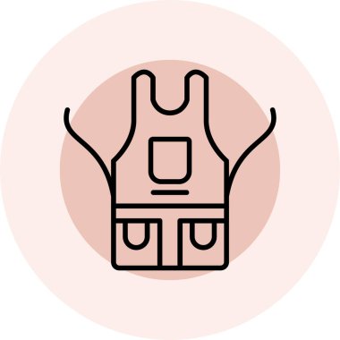 Vektör illüstrasyonu, simge ögesi arkaplanı