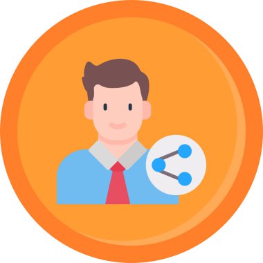 iş adamı vektör simgesi